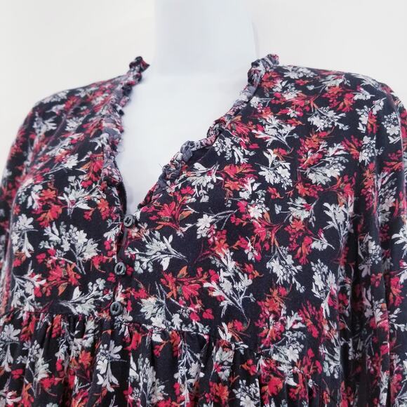 ZARA Floral Multicolored mini dress - Picture 2 of 7